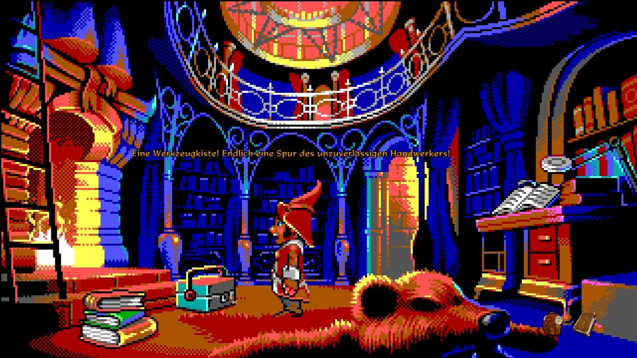 [16/02/2015] King Art nutzt diesen Moment für eine liebevolle Retro-Hommage an das Adventure-Genre - inklusive grobpixeliger Grafik und Dudelmusik.