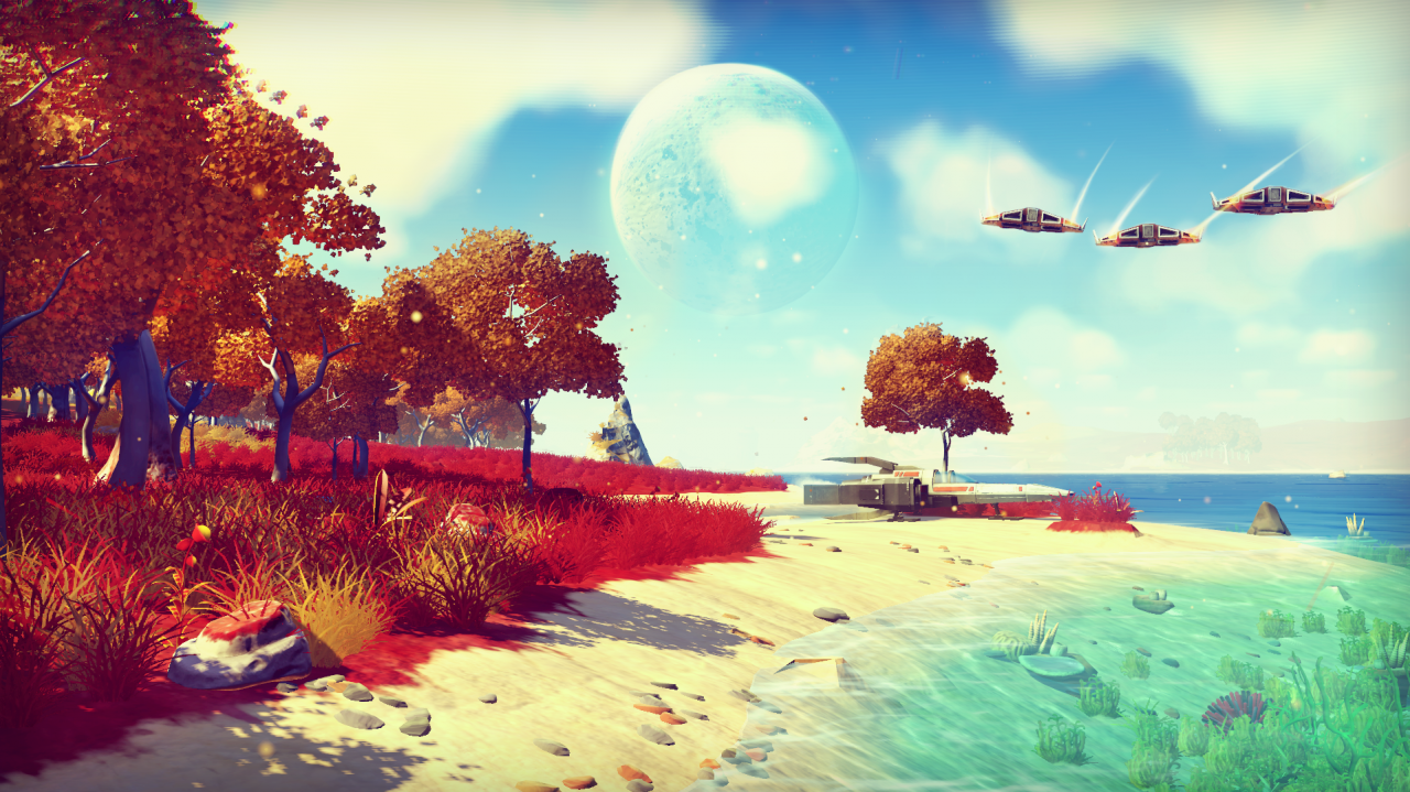 No Man's Sky: Die Grafik kann sich durchaus sehen lassen! Ob die Mechanik dahinter auch passt?