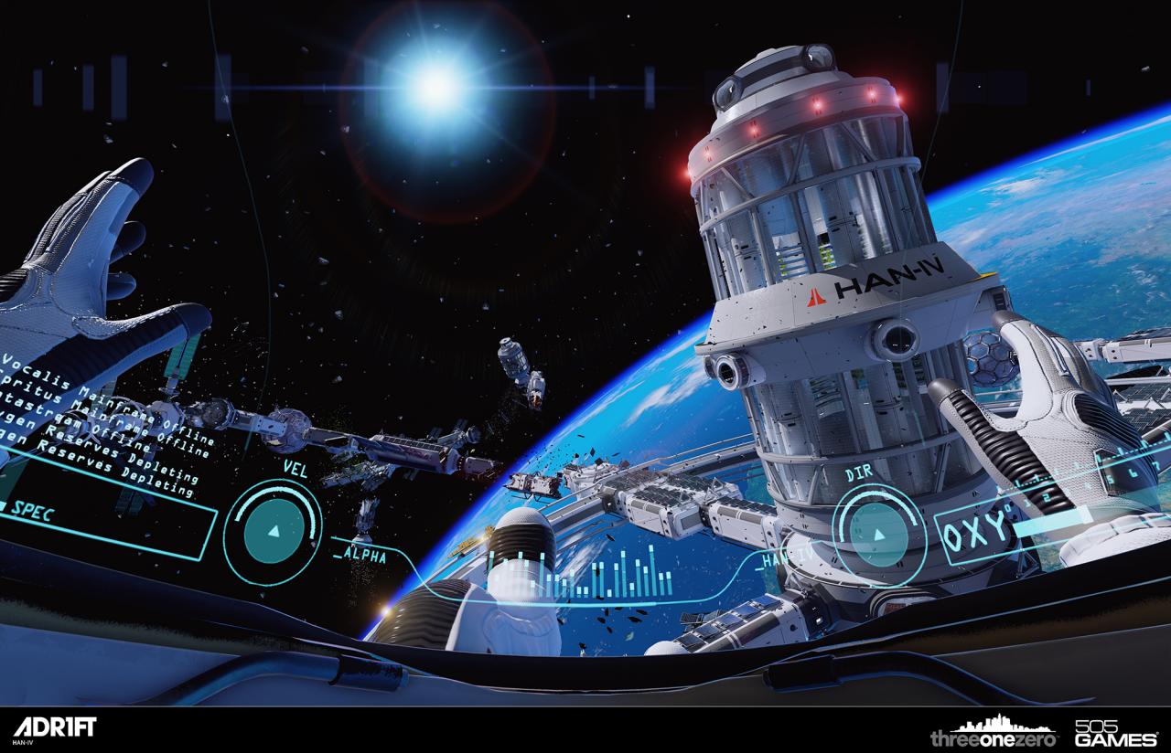 [17/03/2015] Adr1ft unterstützt bei Release alle möglichen Virtual-Reality- Brillen. Der 3D-Effekt ist spitze.