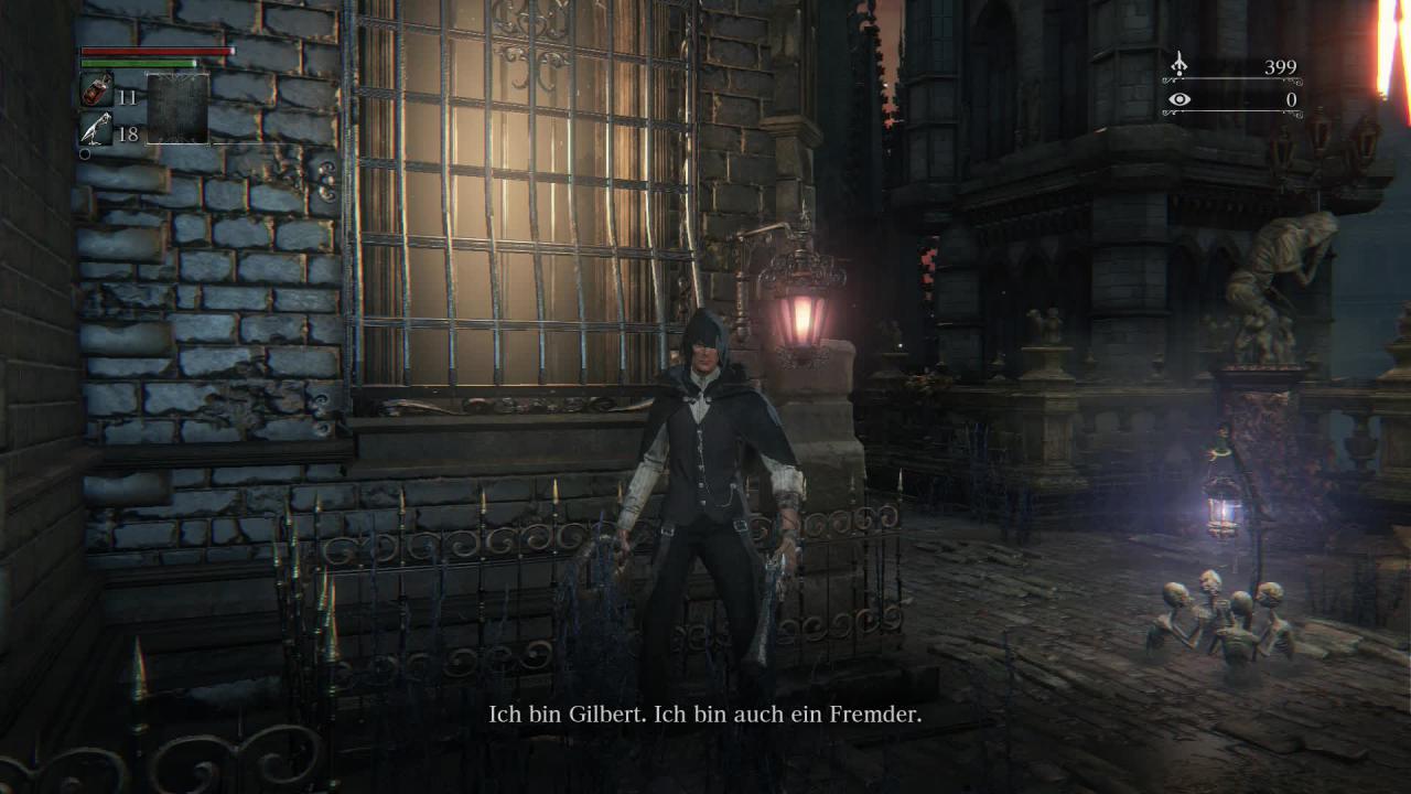 [31/03/2015] Gilbert ist auch ein Fremder. Redet mit Leuten hinter Türen. Meist gekennzeichnet durch rote Lampen.