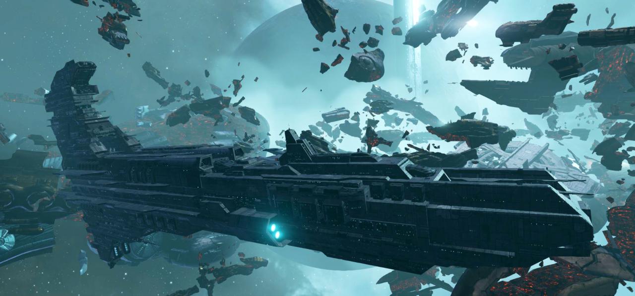 [19/03/2015] Die im Singleplayer zerstörten Schiffe bilden als Wracks die perfekte Umgebung für eine Multiplayer-Map.