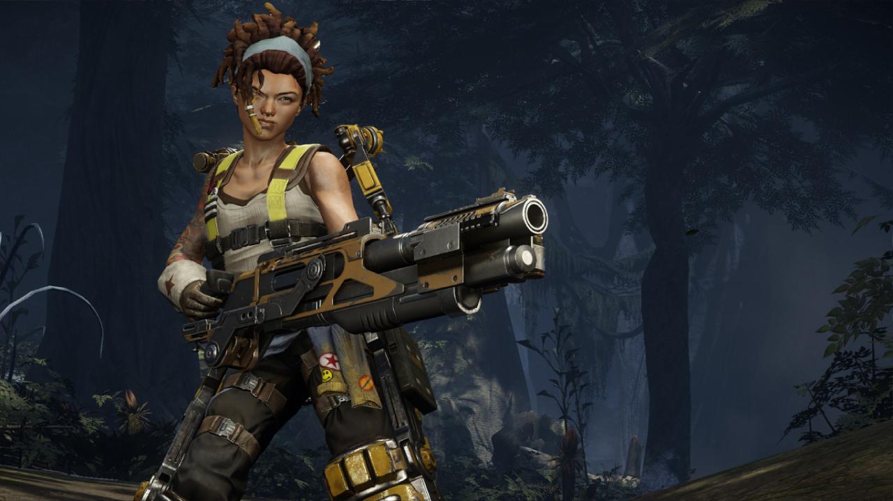 [30/03/2015] Sunny trägt die mächtigste Waffe von Evolve: Einen Mininuke Werfer!