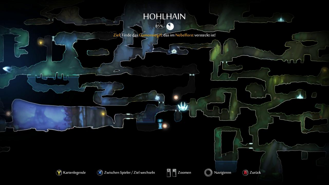 [11/03/2015] Haben wir das entsprechende Talent freigeschaltet, werden uns auch versteckte Upgrades auf der Map angezeigt.