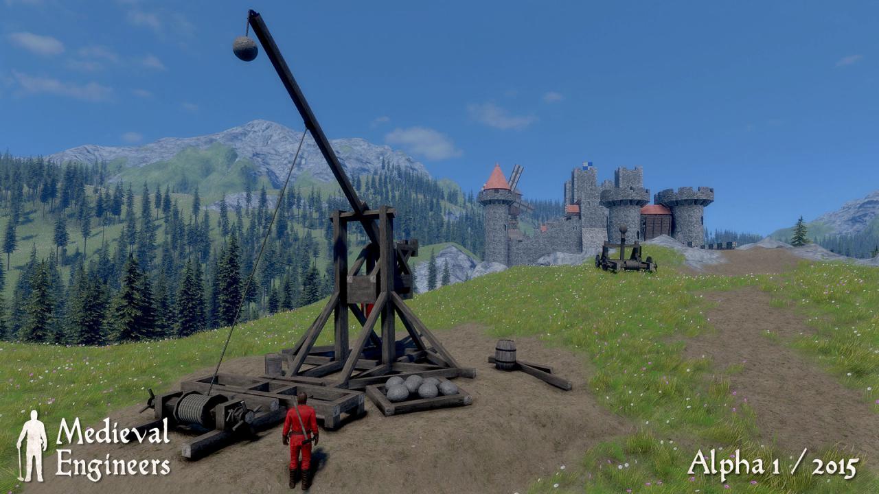 [04/03/2015] Medieval Engineers - Dank der strukturellen Integrität müsst ihr bei euren Bauwerken auf die Physik achten, ansonsten stürzt alles ein. Und wenn nicht, helft ihr nach - und legt alles in Schutt und Asche.