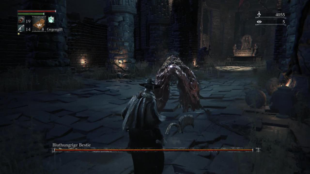 [07/04/2015] Bloodborne Komplettlösung - BOSS - Blutrünstige Bestie