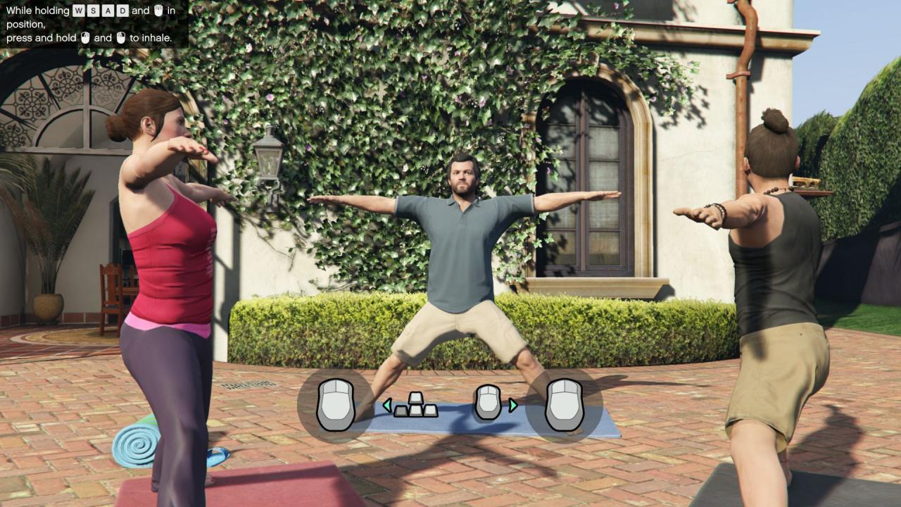[17/04/2015] Mit Maus und Tastatur steuert sich GTA 5 genauso gut wie mit dem Gamepad.