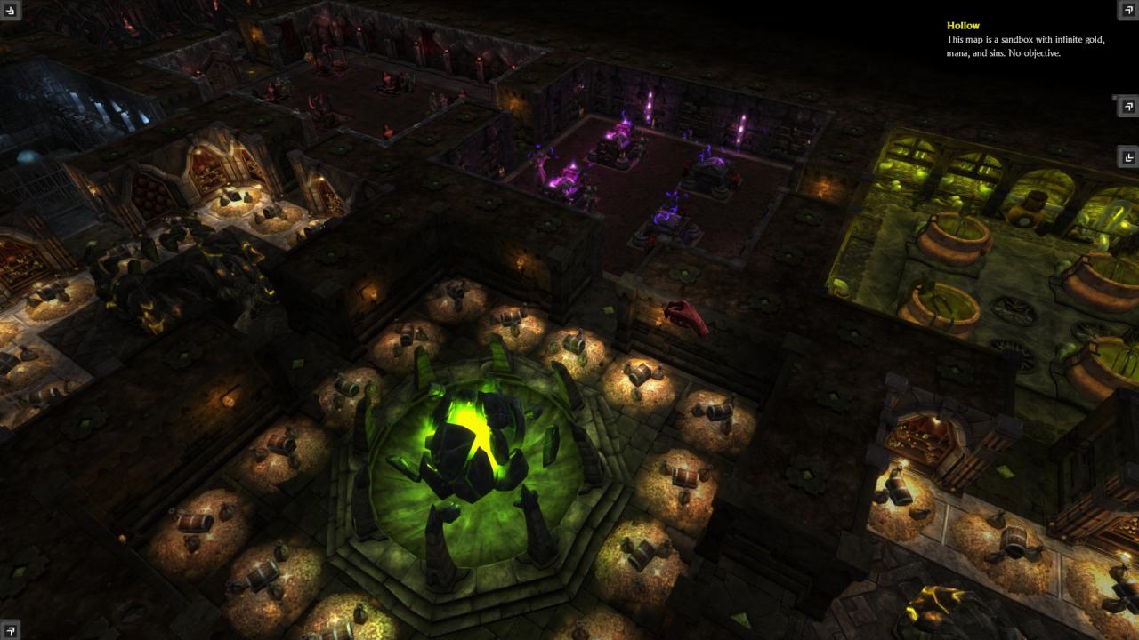 [14/04/2015] Ein gut ausgebauter Dungeon. Die Wände sind nur Dekoration, denn sie verbessern die Effizienz der Räume nicht.