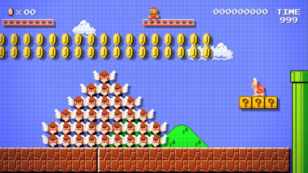 [02/04/2015] Mario Maker im Test: Hilfreich: In den hübsch aufgemachten Optionen erhaltet ihr viele nützliche Tipps und auch Anregungen, wie ihr das nächste Level-Projekt angehen solltet.
