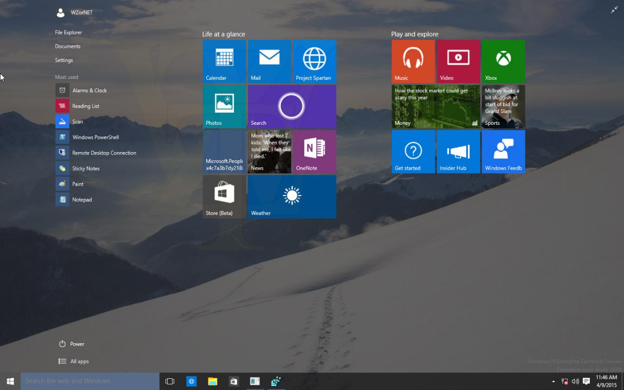 [10/04/2015] Windows 10 - Tipp 2: Starmenü zu voll? Gute Nachricht: Es kann entschlackt werden. Klickt dazu auf alle Kacheln und wählt 
