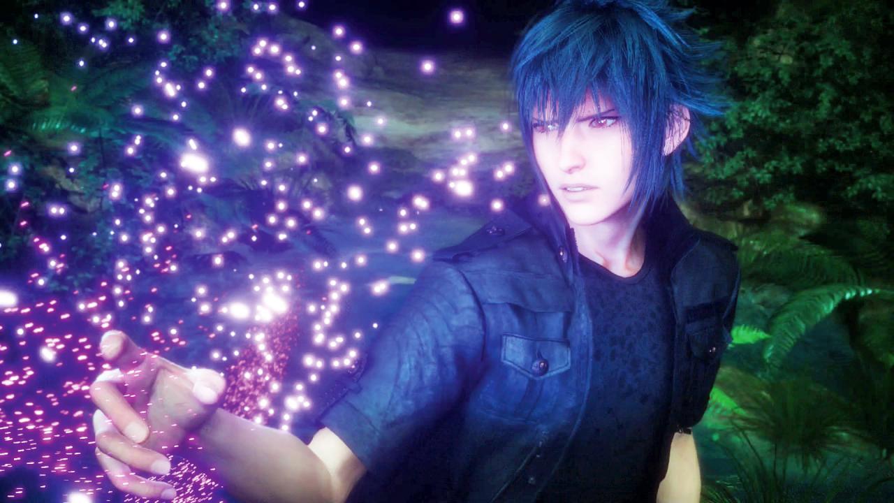 [08/04/2015] Magisch: Wenn Noctis eine neue Astralkraft in sich aufnimmt oder sonstwie magisch aktiv wird, leuchten seine Augen rot auf.