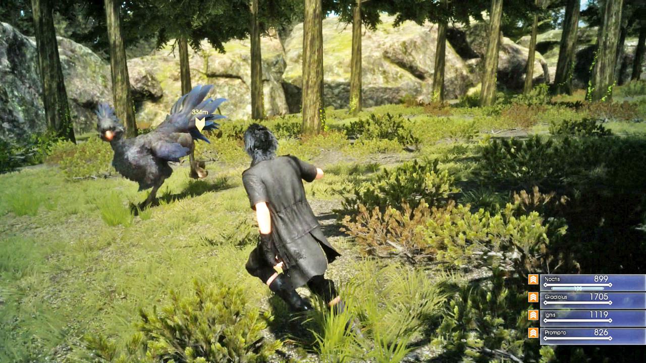[08/04/2015] Nebenbeschäftigung: In Episode Duscae gibt es eine handvoll Nebenaufgaben wie etwa die Suche nach einem Chocobo und Sammelobjekte zu finden.