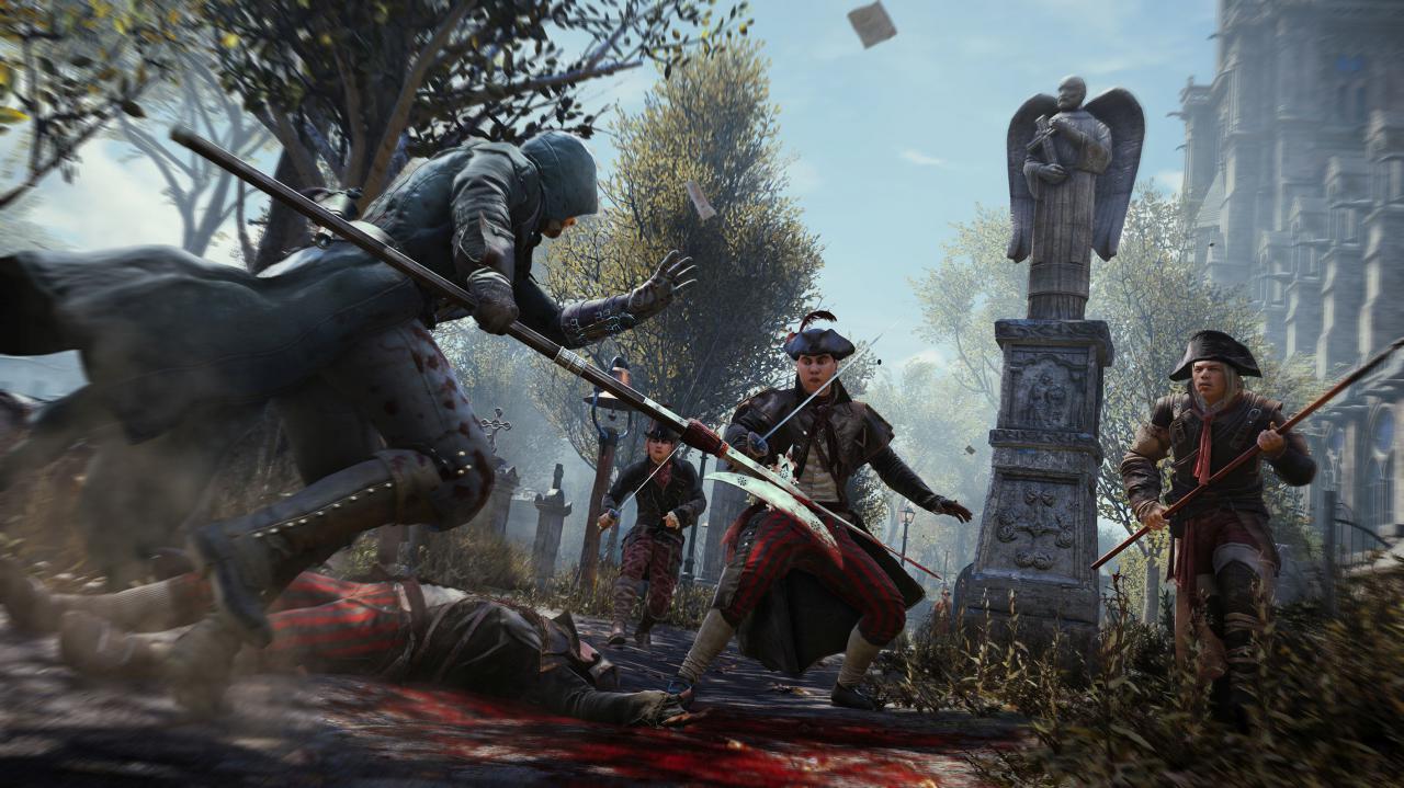[01/04/2015] Triple-A-Trend? Auch beim Blockbuster Assassin's Creed: Unity wurde der Schwierigkeitsgrad merklich angezogen.