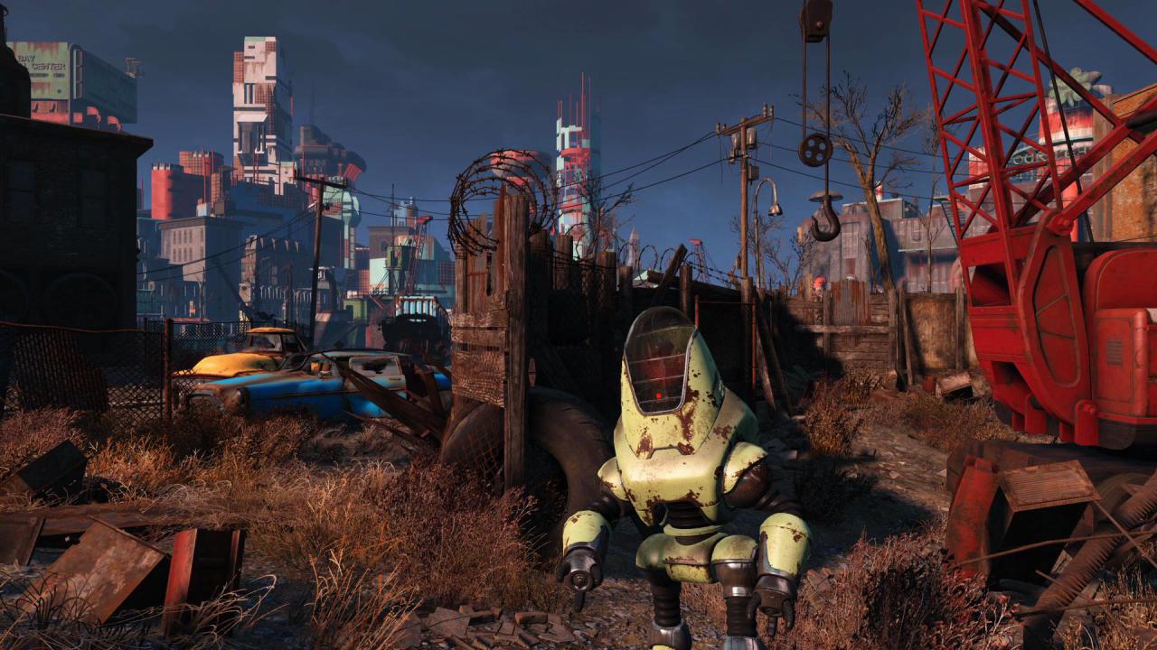 [05/06/2015] Der Grün-Filter aus Fallout 3 ist Geschichte, der Nachfolger wirkt deutlich farbenfroher und weist feine Lichteffekte auf.