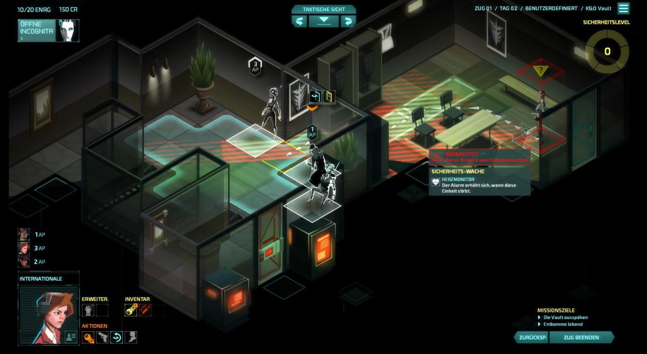 [11/06/2015] Das Spionagespiel von Klei Entertainment trumpft mit durchdachter und gut funktionierender Stealthmechanik mit Rundentaktik auf.