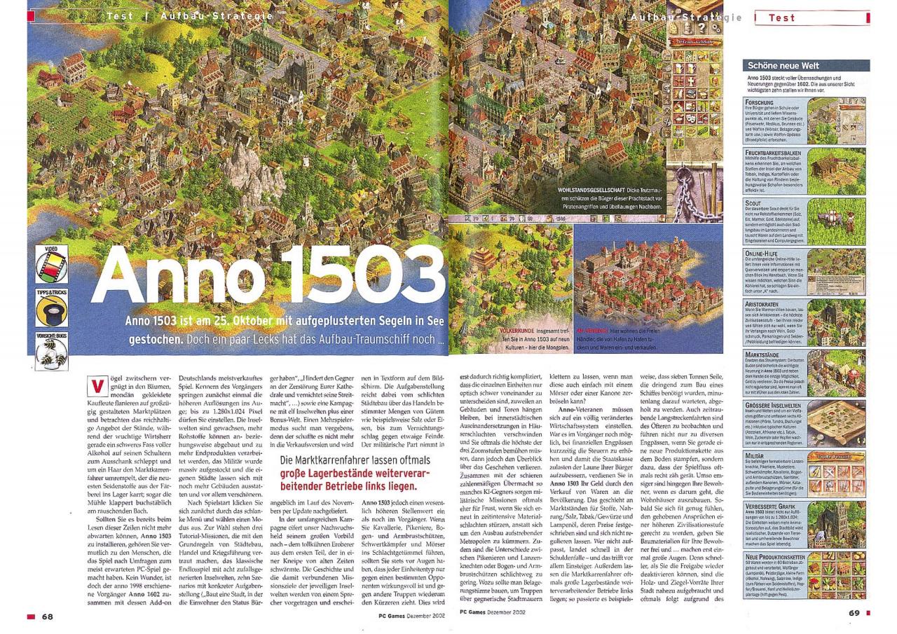 [15/06/2015] Die Hoffnung war groß: Beim Test zu Anno 1503 konnte auch die PC-Games-Redaktion noch nicht ahnen, dass der Mehrspieler-Modus nur heiße Luft sein würde.