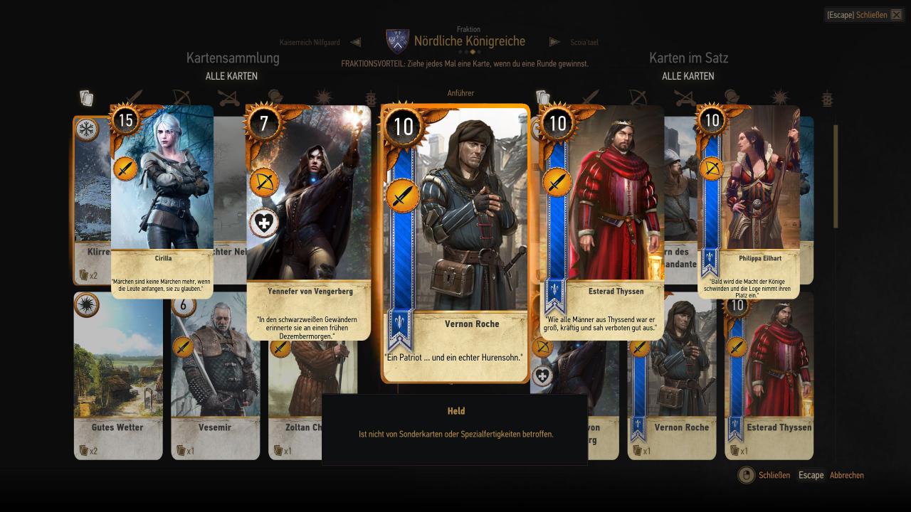 [02/06/2015] The Witcher 3: Tipps für Gwint - Karten sammeln, Strategie meistern.