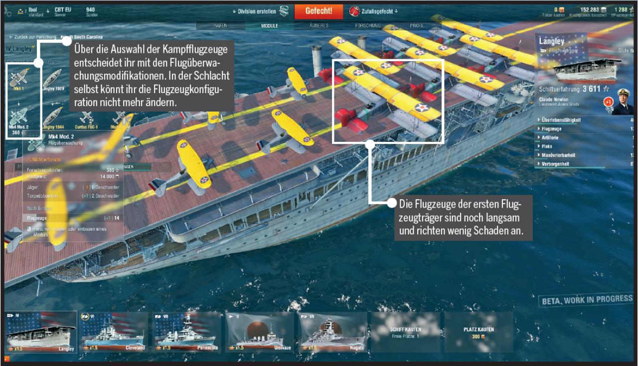 [31/07/2015] World of Warships - Tipps zu den Flugzeugträgern
