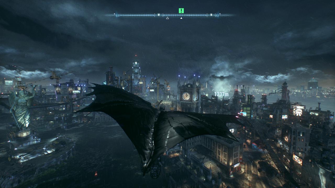 [27/07/2015] Optisch absolut beeindruckend: Gotham City ist um ein Vielfaches größer als in den Vorgängern.