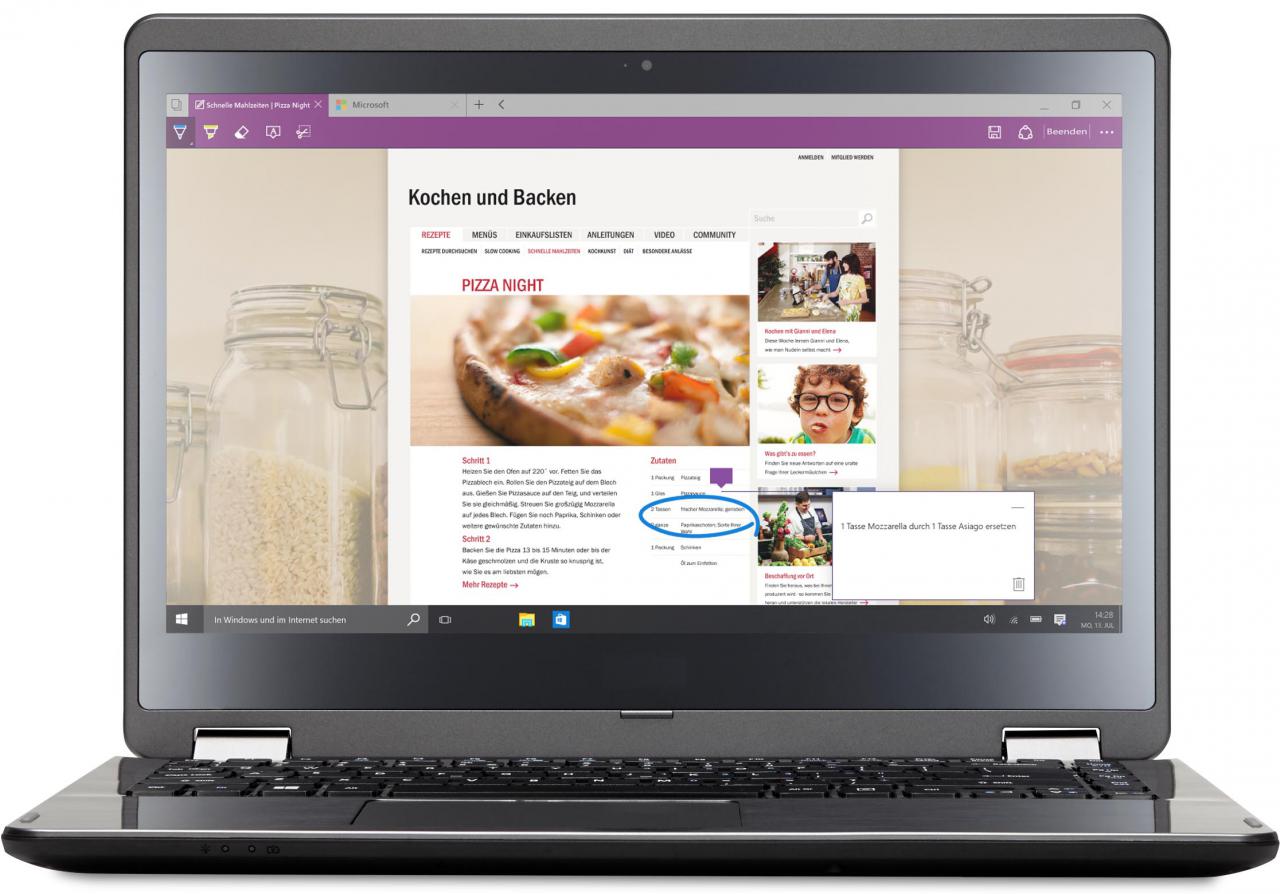 [17/07/2015] Website Markieren bei Edge
