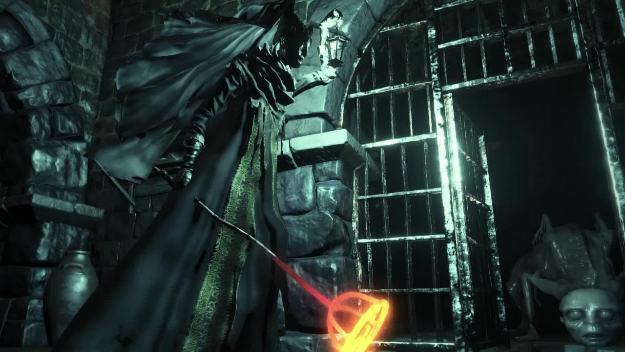[05/08/2015] Diese Brandeisen erinnern uns an die weiblichen Gegner aus Bloodborne, der Gegner in der Zelle an den NPC Patches, the Spider.