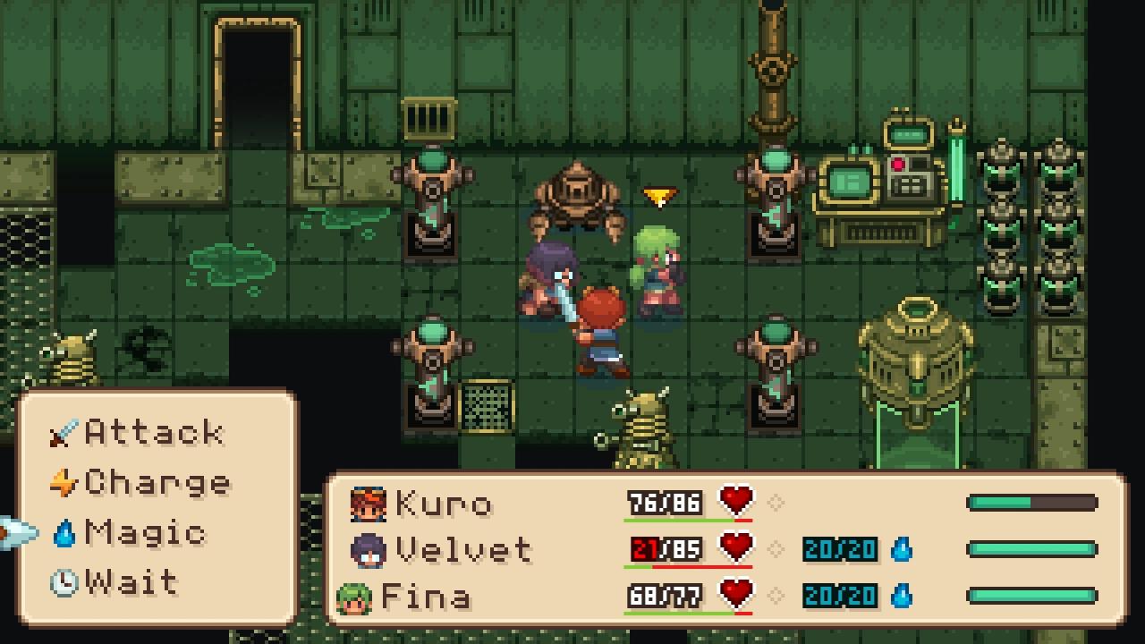 [28/08/2015] In einer langen Passage bestreiten wir Rundenkämpfe wie in Final Fantasy.