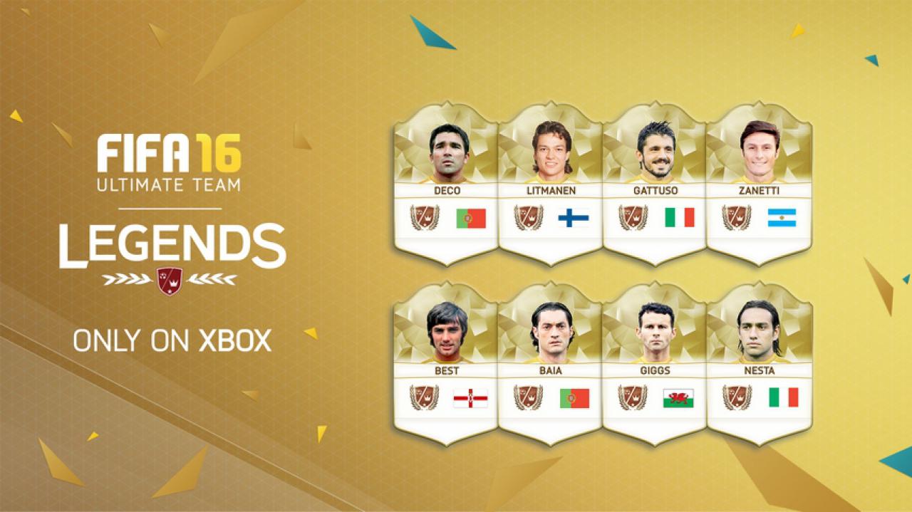 [14/08/2015] FIFA 16 Ultimate Team - Transfermarkt-Tipps für ein Budget von 1.000.000 Münzen und mehr. (im Bild: Die Xbox-Legenden in FIFA 16)