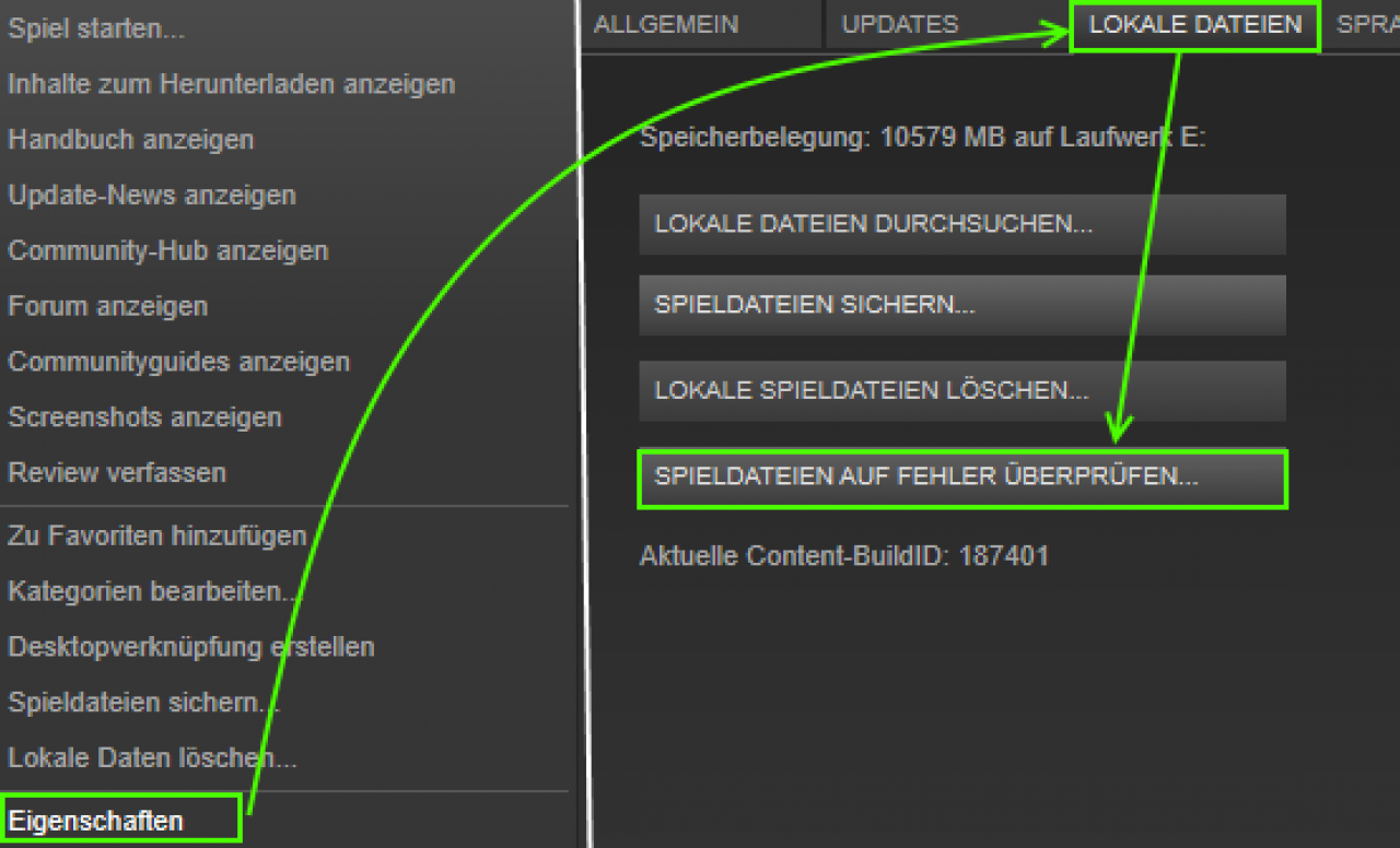 [07/08/2015] Steam-Spiele auf Fehler prüfen
