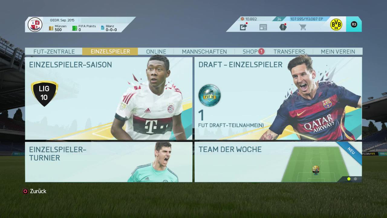 [24/09/2015] Unser Guide stellt günstige Bronze-, Silber- und Goldmannschaften in FIFA 16 FUT vor.