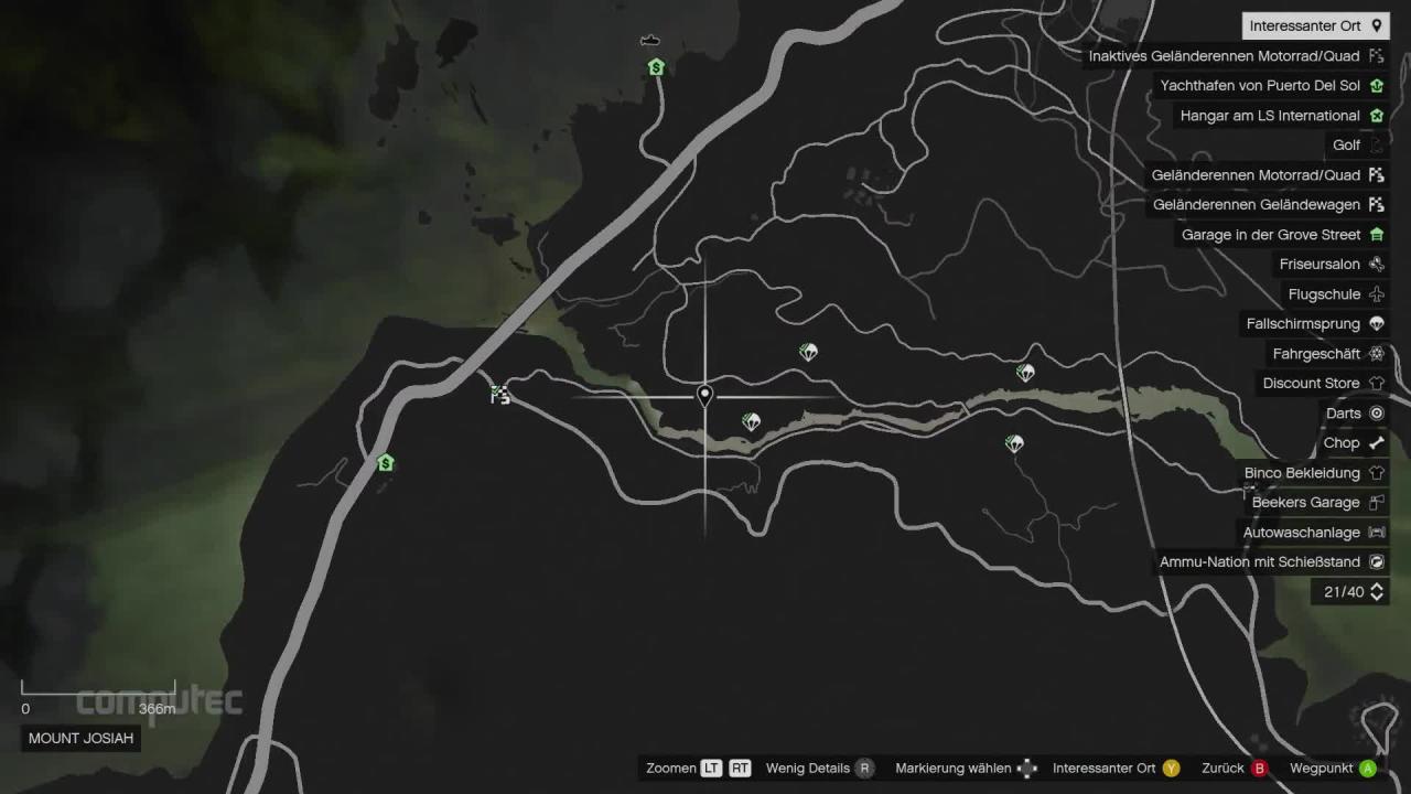 [29/09/2015] Bigfoot in GTA 5 - An diesem Fundort wartet die goldene Peyote-Pflanze unter bestimmten Voraussetzungen.