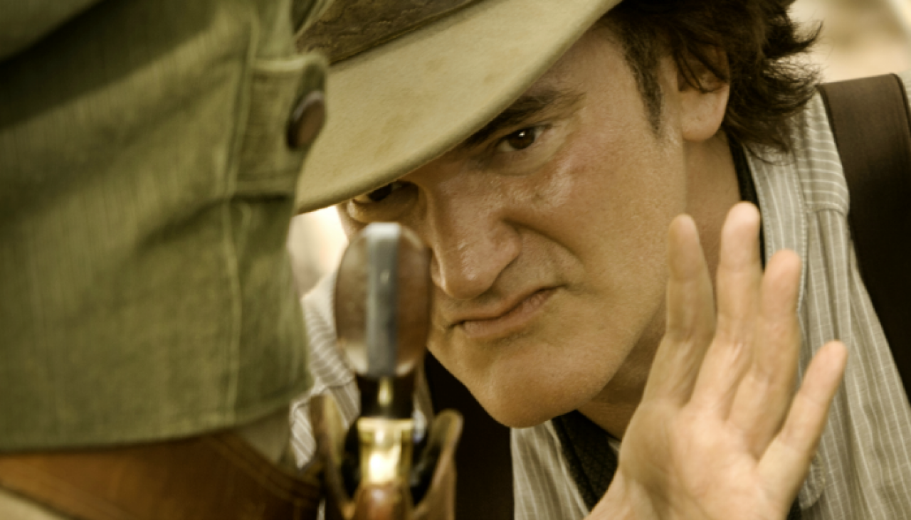 Szene mit Quentin Tarantino in "Django: Unchained"