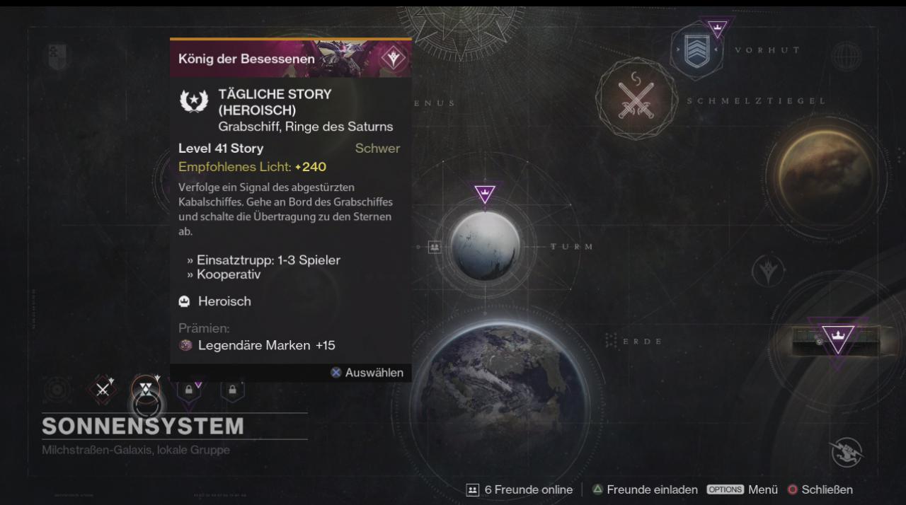 [17/09/2015] Wie kann ich Legendäre Marken in Destiny: König der Besessenen bekommen? Wir verraten es euch im Guide!