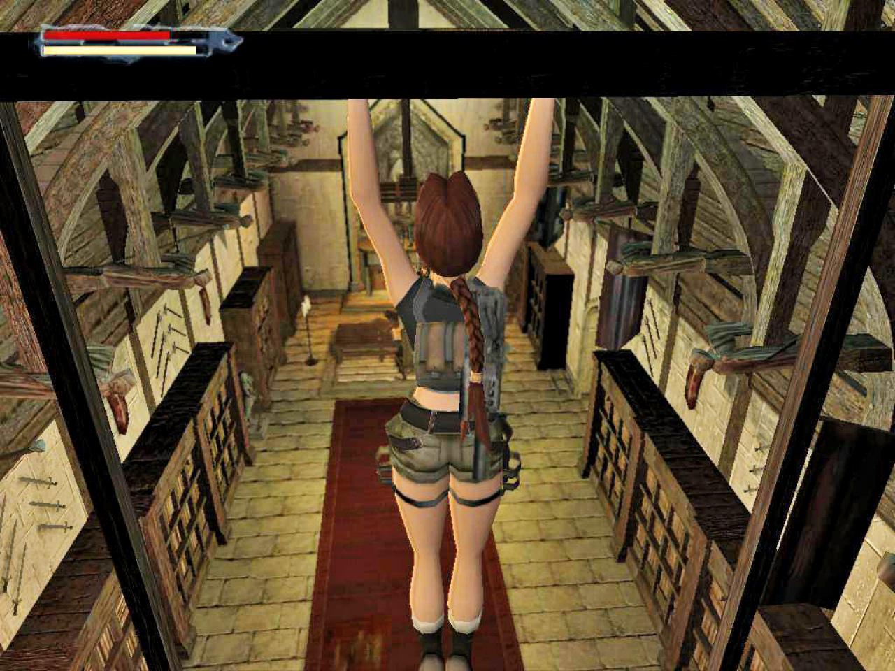 [30/10/2015] Jedes Mal, wenn Lara nach einem Sprung eine Kante ergreift, müsst ihr in Tomb Raider: The Angel of Darkness darauf warten, dass ihre Beine zum Stillstand kommen, bevor ihr euch hochziehen dürft. Spielfluss sieht anders aus.