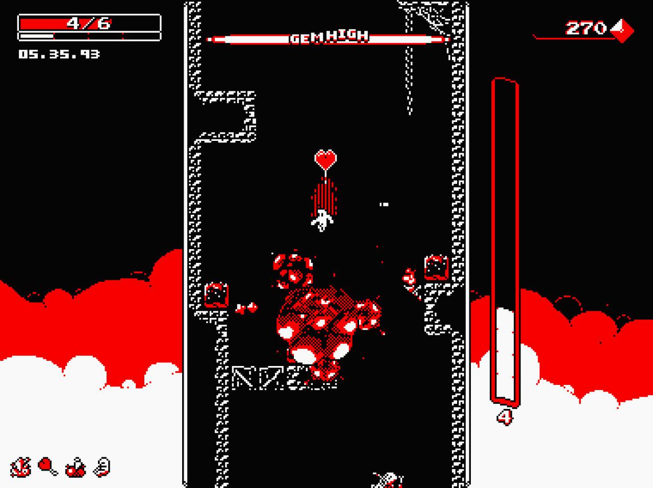 [22/10/2015] Wenn in späteren Levels solche Explosionen zuhauf auftreten, wird die Pixel-Grafik schnell unübersichtlich.