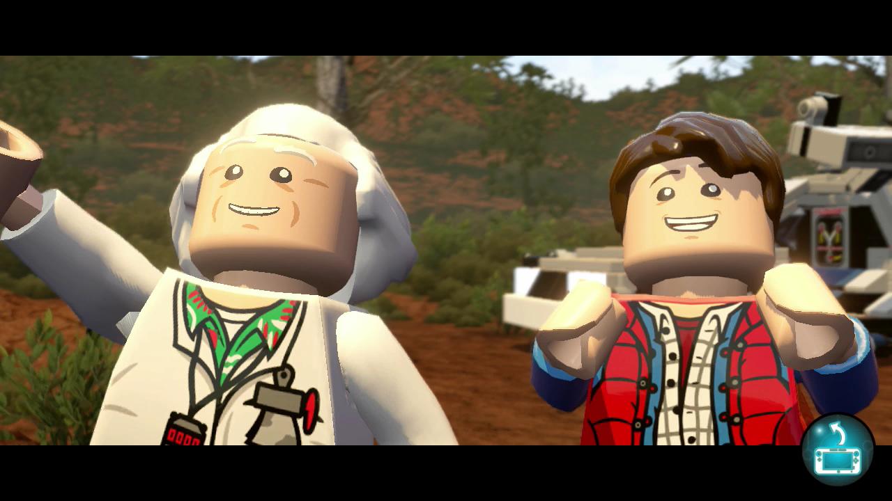 [08/10/2015] Doc Brown und Marty McFly treffen wir in einem stilechten Wildwest-Level an.