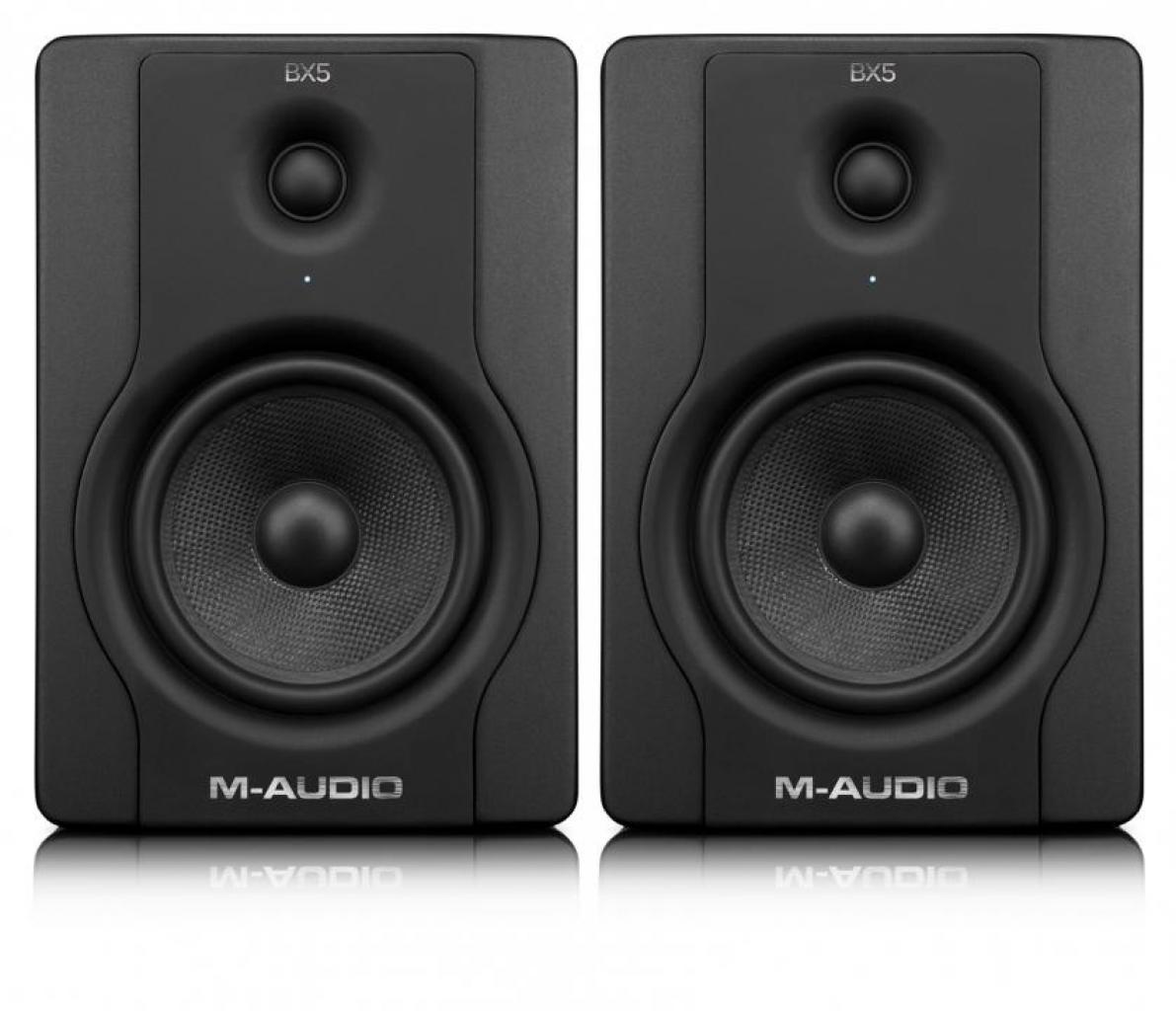 [30/10/2015] Auch als Paar zu haben, aber separate Einzelboxen ohne gemeinsamer Volumeregler: M-Audio BX5