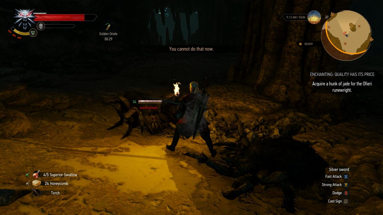 [09/10/2015] Die Riesenspinnen zählen zu den wenigen neuen Gegnertypen in The Witcher 3: Hearts of Stone.