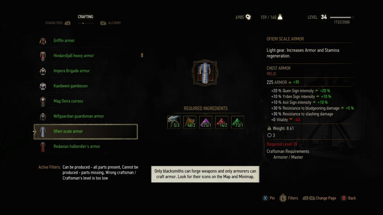 [09/10/2015] Einige der neuen Items in Hearts of Stone eignen sich erst für hohe Levelstufen.