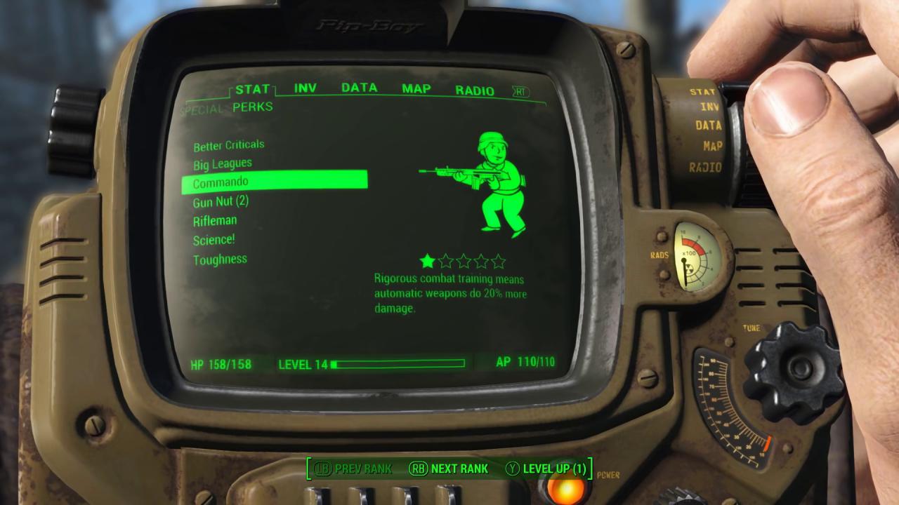 [26/10/2015] Das neue Perk-System von Fallout 4 macht auf den ersten Blick viel her, ist aber wenig komplex.