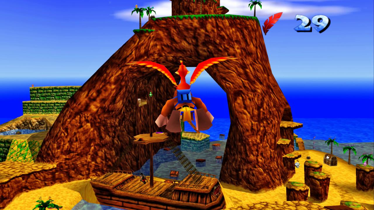 [15/10/2015] Flugstunde: Nach und nach erlernbare Moves sorgen dafür, dassBanjo-Kazooie bis zum Abspann durch frische Ideen überrascht.