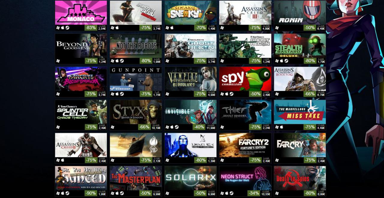 [14/10/2015] Pile of Shame abarbeiten - Wie viele Spiele befinden sich in eurer Steam-Bibliothek? Wie viele davon habt ihr durchgespielt? Wenn ihr selbst keinen Überblick mehr habt, ist es vermutlich nicht verkehrt, einen sofortigen Kaufstopp einzulegen und erst einmal ein paar Titel abzuarbeiten, für die ihr bereits Geld ausgegeben habt. Euer Geldbeutel wird es euch danken, das ist sicher.