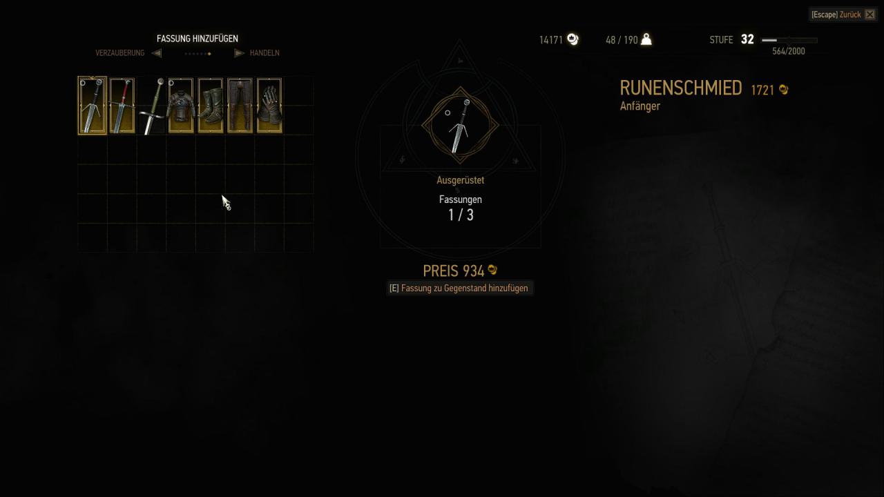 [16/10/2015] The Witcher 3: Hearts of Stone - Der Runenschmied. (6)