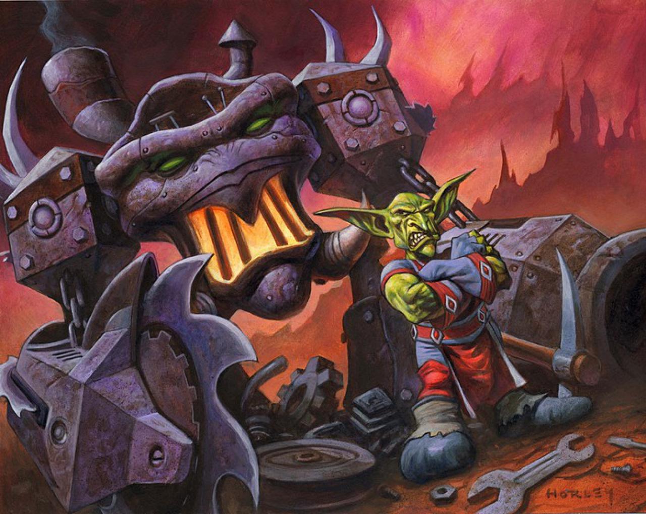 Ein Goblin aus World of Warcraft 