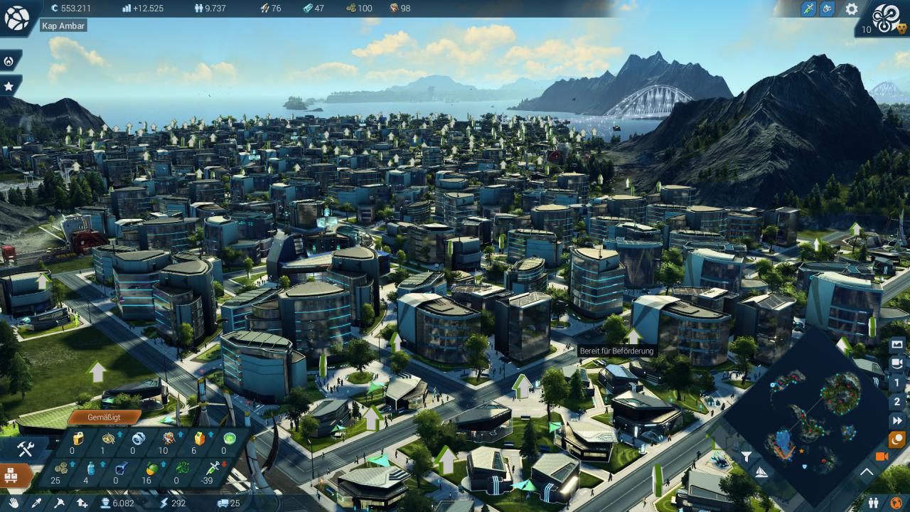 [09/11/2015] Anno 2205: Unsere erste Wohnsiedlung wächst - die Produktionen lagern wir nach Möglichkeit aus.