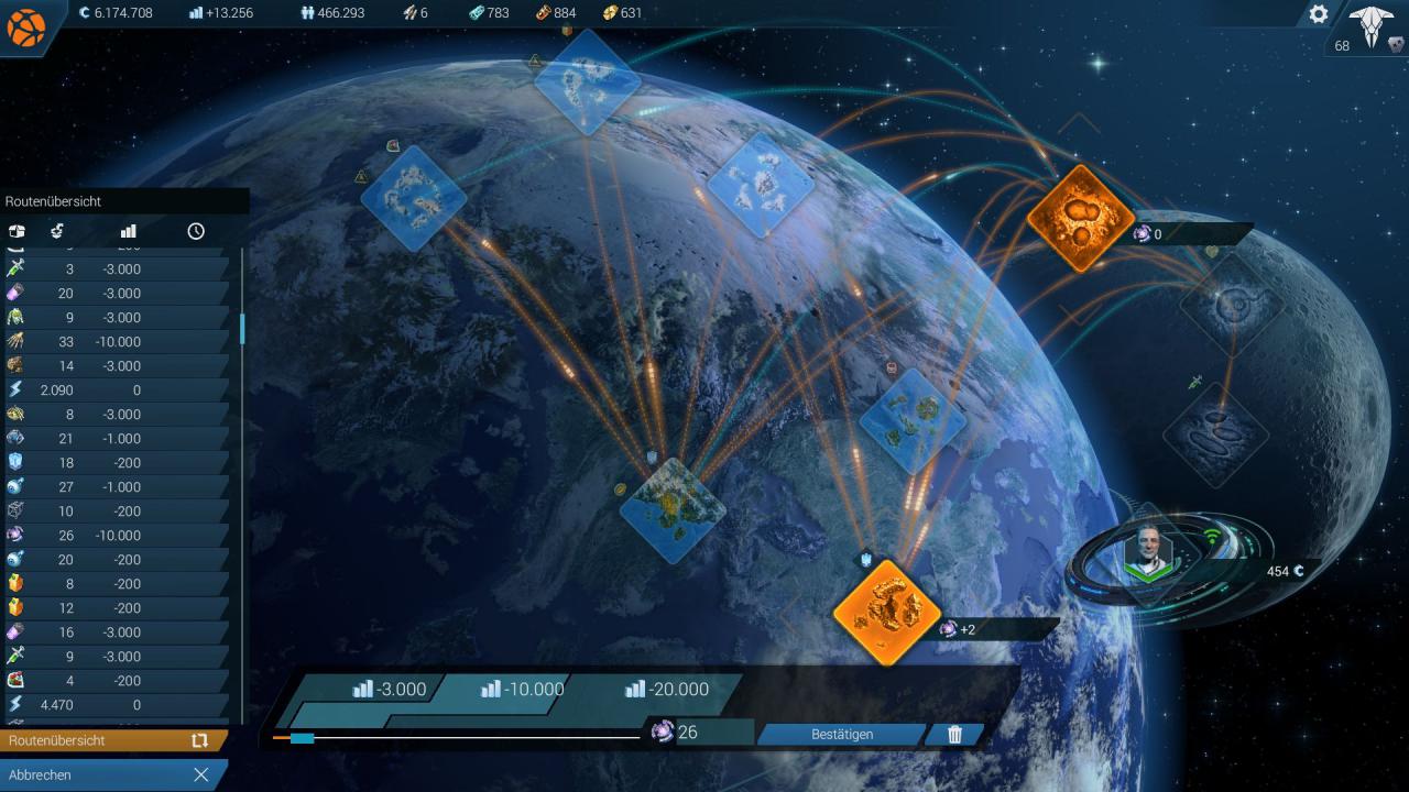 [09/11/2015] Anno 2205: Prüft regelmäßig eure Produktionen und die Preise auf dem Weltmarkt. Hier würde sich der Ausbau von Schwerkraftkompensatoren gerade lohnen, um diese zu verkaufen.