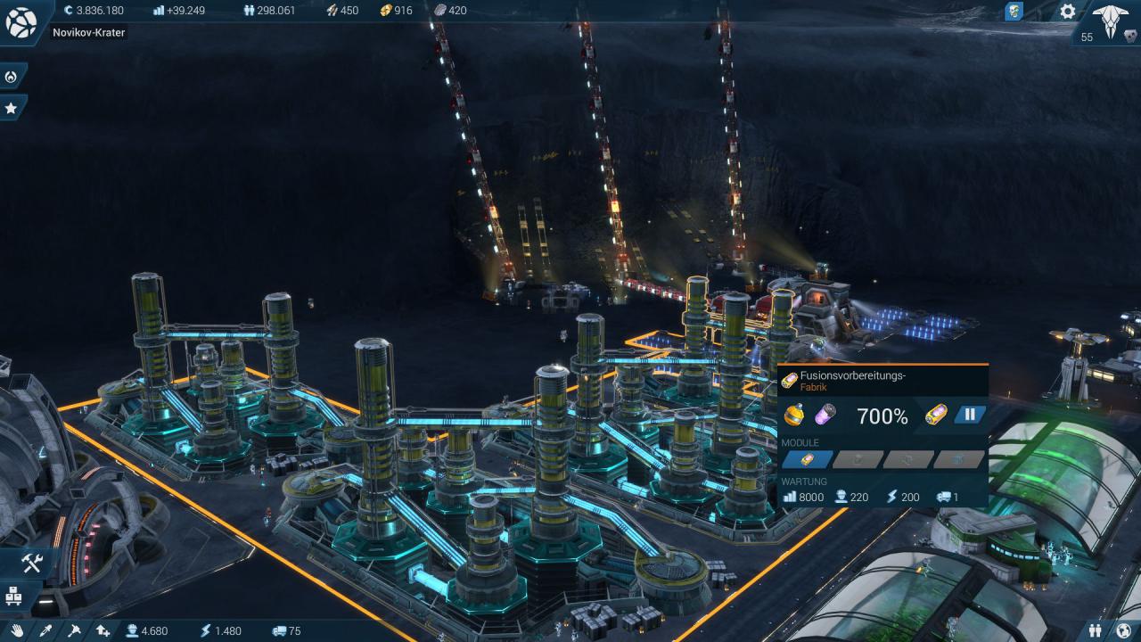[09/11/2015] Anno 2205: Die Anlagen auf dem Mond sorgen für hohe Unterhaltskosten!