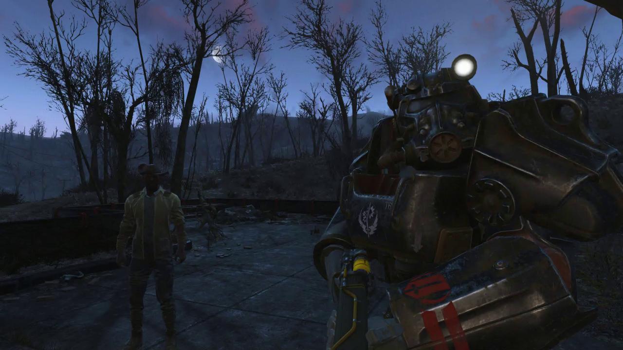 [09/11/2015] Die Brotherhood of Steel ist eine der vier wählbaren Fraktionen. (PS4)