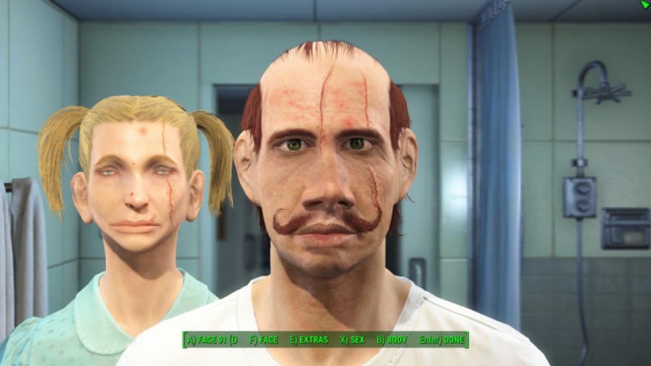 [10/11/2015] Fallout 4 ist prima dazu geeignet, mal die Sau rauszulassen und mit Systemen wie dem Charaktereditor herumzublöden.