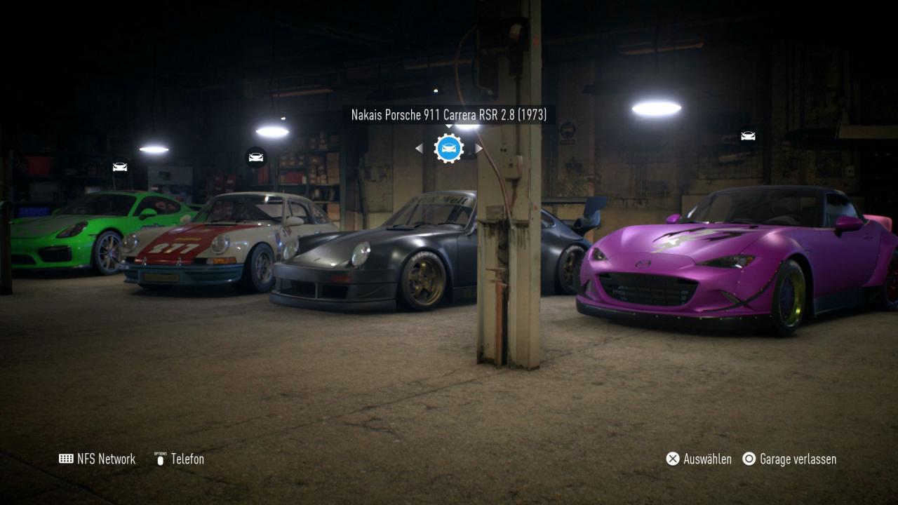 [03/11/2015] In der Garage ist gerade mal Platz für fünf Wagen gleichzeitig - zu wenig! (PS4)