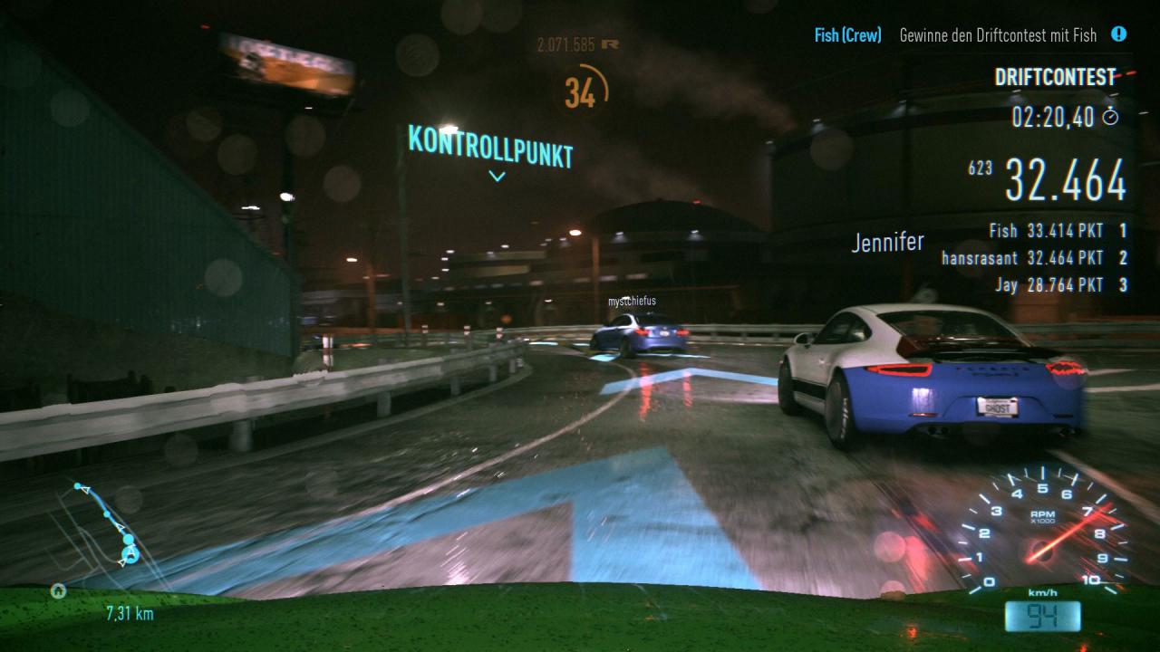 [03/11/2015] Viele Events erfordern geschicktes Driften. Das steuert sich nach etwas Eingewöhnung richtig gut (PS4).