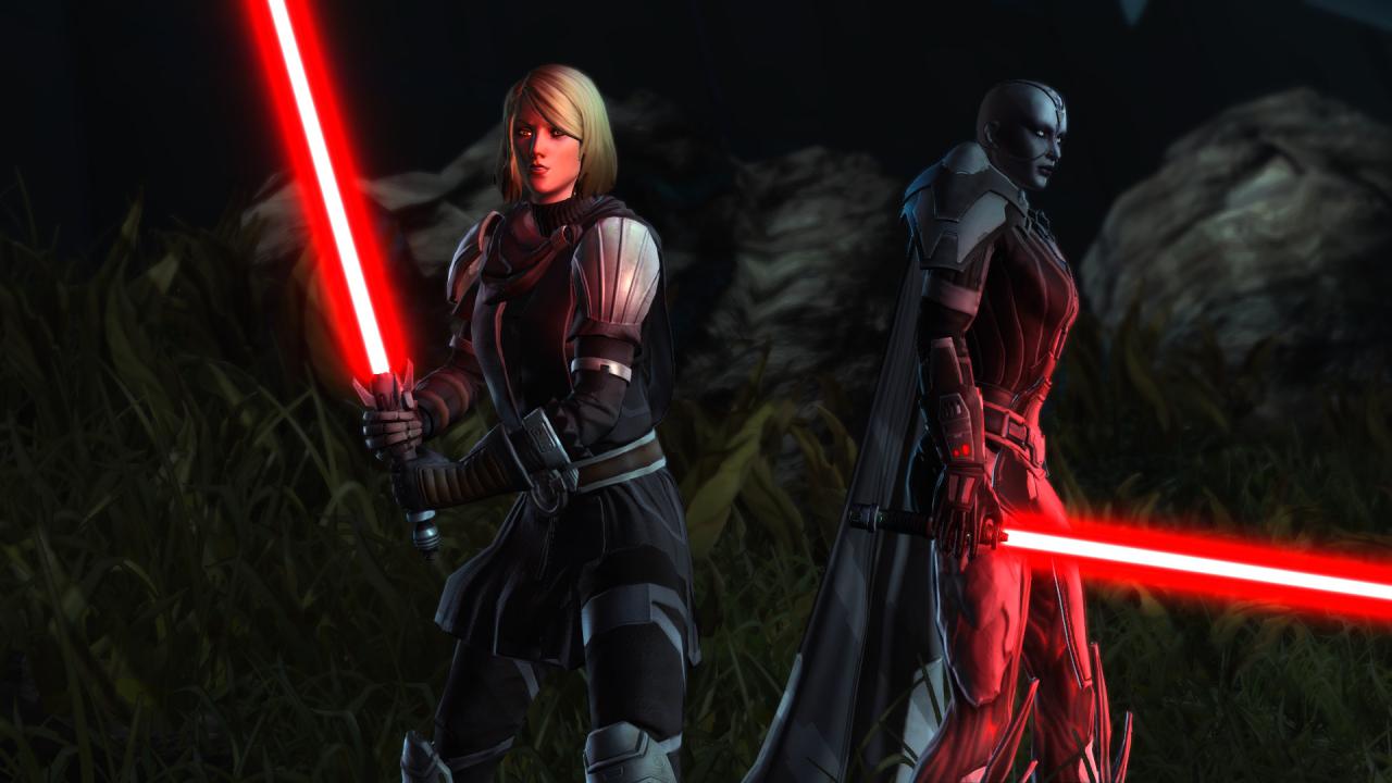 [06/11/2015] Unsere Retterin ist Lana Beniko (l.), die aus Shadow of Revan bekannte Sith.